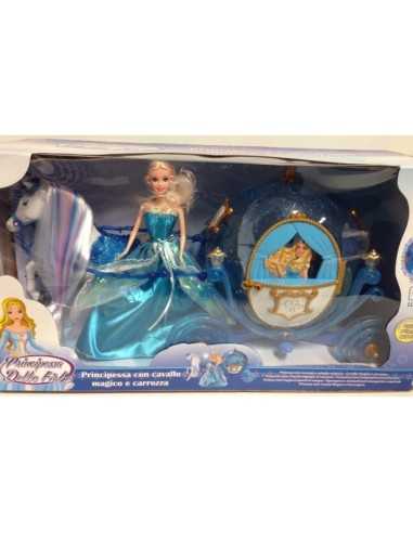 fairytale princess horse and carriage with doll MAG433806 Grandi giochi | Futurartshop.com