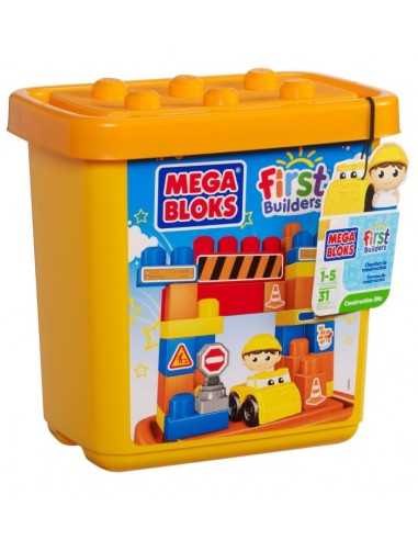 Mega Bloks 6634 - Secchiello A Tema Set Cantiere, 31 Pezzi 2126807409407 Mega Bloks | Futurartshop.com