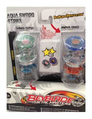 BeyBlade metal masters grand cetus versus hyper orso HAS195109830/36149 Hasbro | Futurartshop.com
