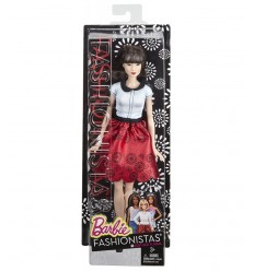 Barbie Fashionistas asiatisch mit Ruby Rot geblümten Kleid DGY54/DGY61 Mattel- Futurartshop.com