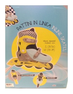 pattini in linea allungabili maschili misura s 31-34 BIM56377/1  | Futurartshop.com