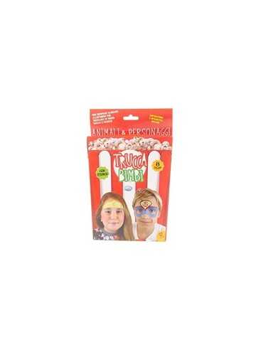 Kids face painting with stencils 8 colors BIM56423 Ods | Futurartshop.com