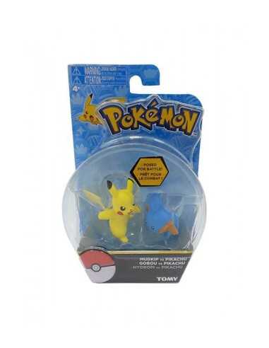 blister pokemon con personaggio mudkip versus pikachu ROCT18445/T18446 Tomy | Futurartshop.com