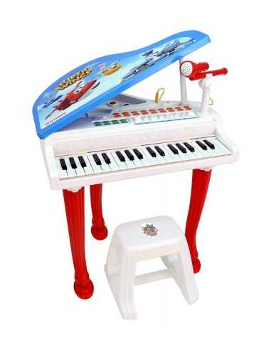 pianoforte a coda super wings elettronico con microfono e sgabello BIM104069 Bontempi | Futurartshop.com