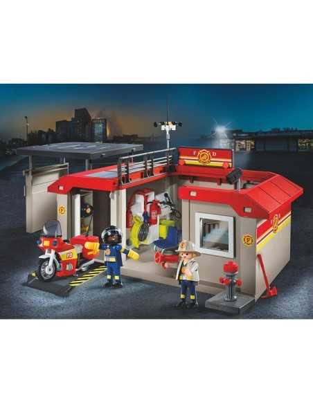 playmobil valigetta portatile stazione pompieri PLA5663 Playmobil | Futurartshop.com