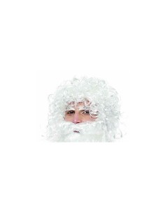 Santa Claus white wig curly RUBIT00030 Rubies | Futurartshop.com