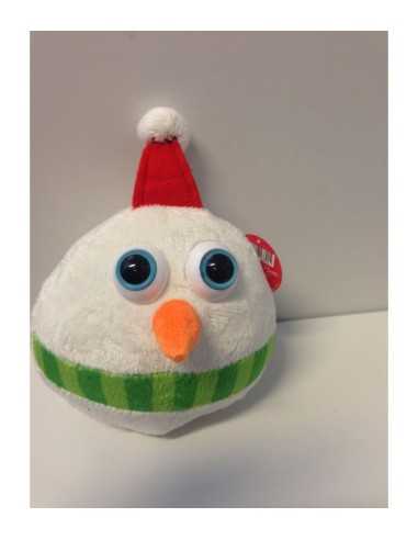 X'mas eggies friends plush snowman ACC166005/16841 Accademia | Futurartshop.com