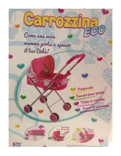 foldable pram pink eco BIMA061 Migliorati | Futurartshop.com