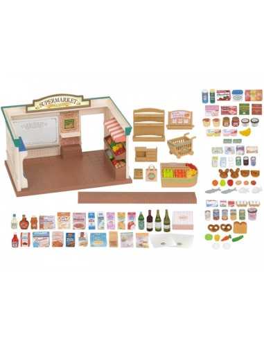 supermercato sylvanian families con 100 accessori BOR2887.SYL Epoch | Futurartshop.com