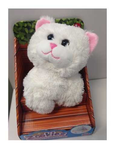 zookies plush white kitten superabbracciosi MAGGG-00231 4 Grandi giochi | Futurartshop.com