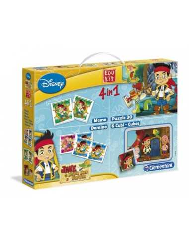 Clementoni 13797 - Edukit 4 in 1 Jake Pirates CLE13797 Clementoni | Futurartshop.com