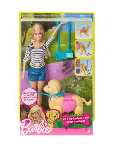Barbie walking with puppies MATDWJ68 Mattel | Futurartshop.com