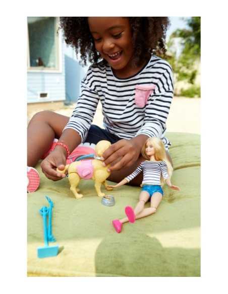 Barbie walking with puppies MATDWJ68 Mattel | Futurartshop.com