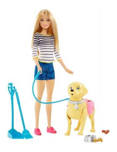 Barbie a spasso con cuccioli MATDWJ68 Mattel | Futurartshop.com