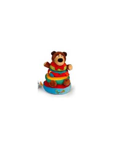 Plush bear soft pyramid masha and bear WONNCR2409/2 Gig | Futurartshop.com