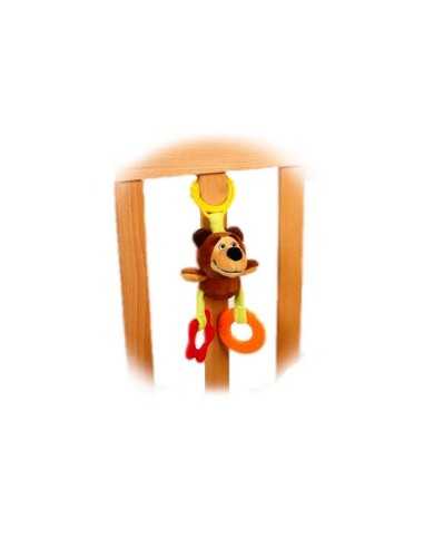 Baby plush bear with teething rings WONNCR02408/2 Giochi Preziosi | Futurartshop.com