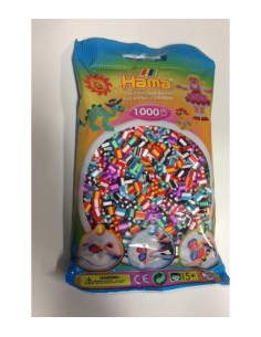 perline in bustina 1000 a righe mix 90 hama BOR207-90.AMA Hama | Futurartshop.com