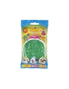Hama bustina 1000 perline verde traslucido BOR207-16.AMA Hama | Futurartshop.com