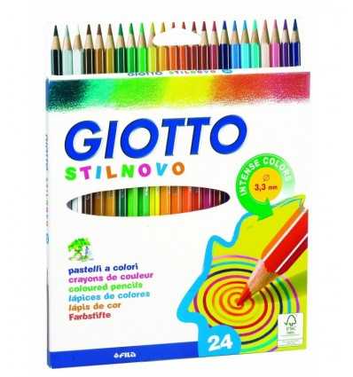 Giotto Stilnovo kritor i fält 24 färger 256600 256600 Giotto- Futurartshop.com