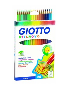 Giotto Stilnovo pastelli colorati in astuccio 36 colori 256700 2187135055520 Giotto | Futurartshop.com