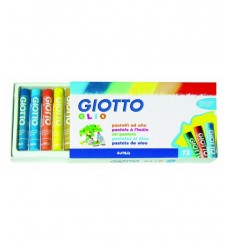 Giotto oil pastels in 12 colors case 293000 293000 Giotto- Futurartshop.com