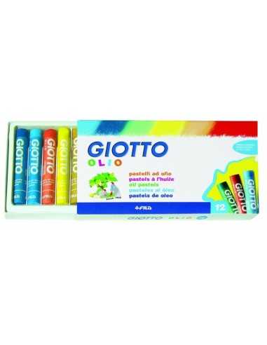 Giotto pastelli ad olio in astuccio da 12 colori 293000 2220686901240 Giotto | Futurartshop.com