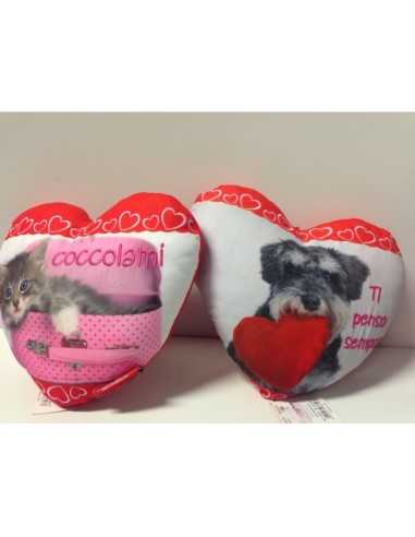 Morbido cuore cuccioli amore 2 modelli 2167603124132  | Futurartshop.com