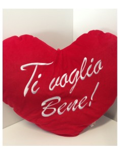 Morbido cuore con scritta ti voglio bene 4231 1.  | Futurartshop.com