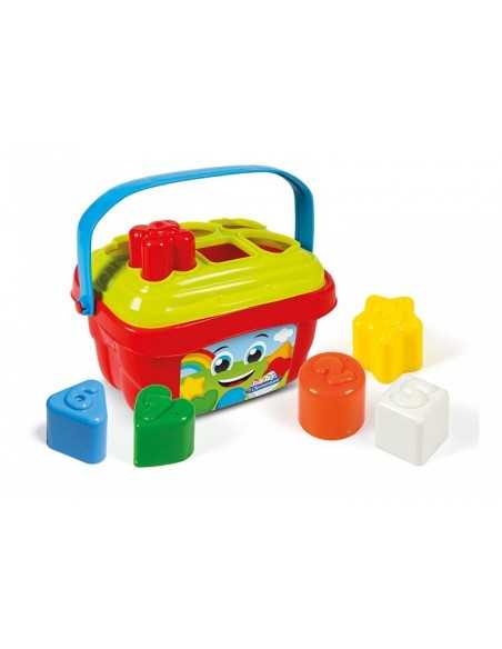 Shape sorter bucket bucket shapes and colors CLE17106 Clementoni | Futurartshop.com