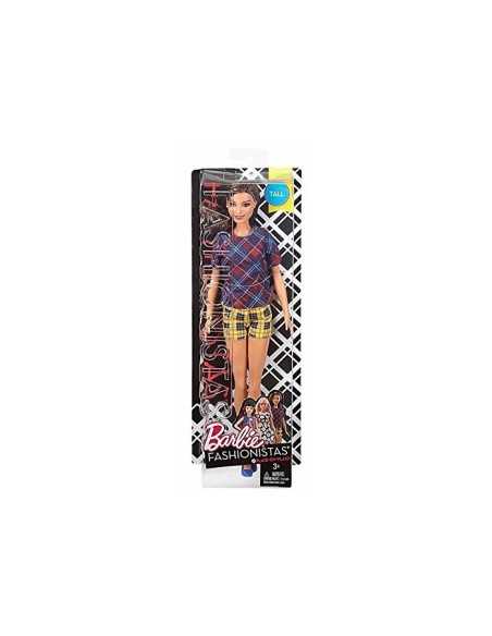 Barbie Fashionistas length plaid on plaid MATDFT82-C Mattel | Futurartshop.com