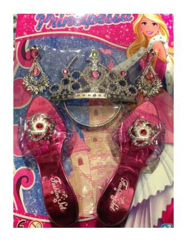 Set principessa corona e scarpe GIAGV-4844  | Futurartshop.com
