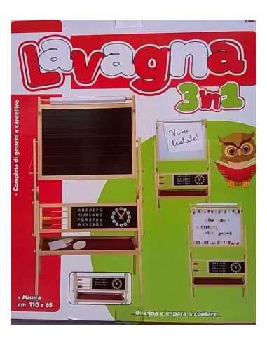 Lavagna deluxe 3 in 1 con accessori GIAGV-3967  | Futurartshop.com