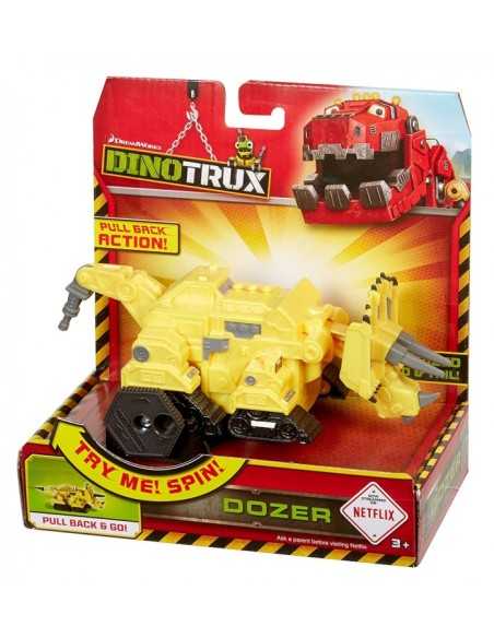 Vehicle dinotrux pull back spin dozer MATCJV90/DJY61 Mattel | Futurartshop.com