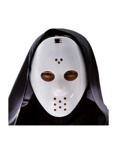 White plastic hockey mask rig 00945 CNS00945 Carnival Toys | Futurartshop.com