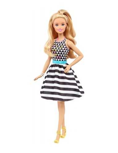 Barbie fashionistas and white stripes dress MATFBR37/DVX68 Mattel | Futurartshop.com