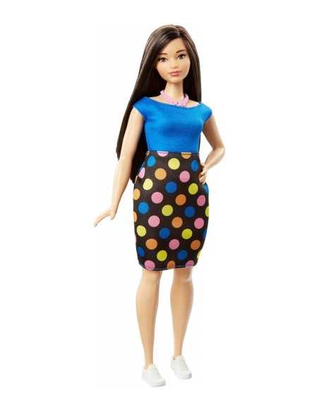 Barbie fashionistas curvy with dotted skirt MATFBR37/DVX73 Mattel | Futurartshop.com