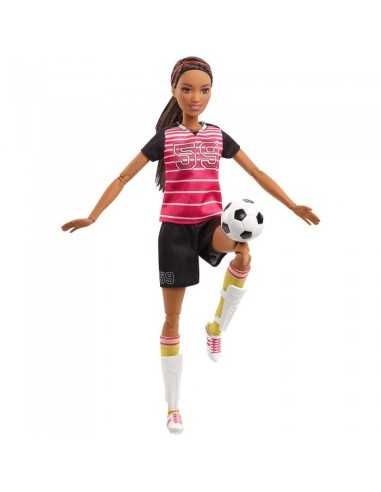 Barbie sport super snodata calciatrice africana MATDVF68/FCX82 Mattel | Futurartshop.com
