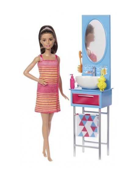 Barbie bathroom furniture MATDVX51/DVX53 Mattel | Futurartshop.com
