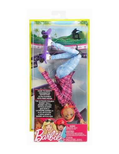 Barbie super sports jointed skate boarding MATDVF68/DVF70 Mattel | Futurartshop.com
