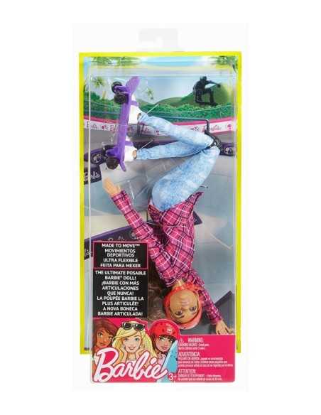 Barbie super sports jointed skate boarding MATDVF68/DVF70 Mattel | Futurartshop.com