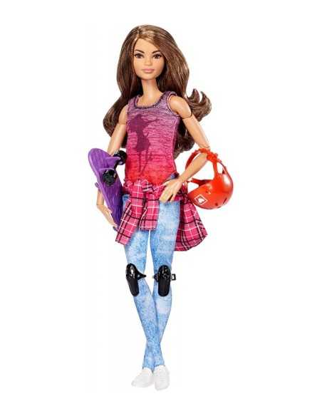 Barbie sport super snodata skate boarding MATDVF68/DVF70 Mattel | Futurartshop.com