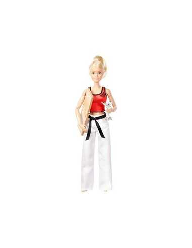 Barbie sport super snodata arti marziali con trofeo MATDVF68/DWN39 Mattel | Futurartshop.com