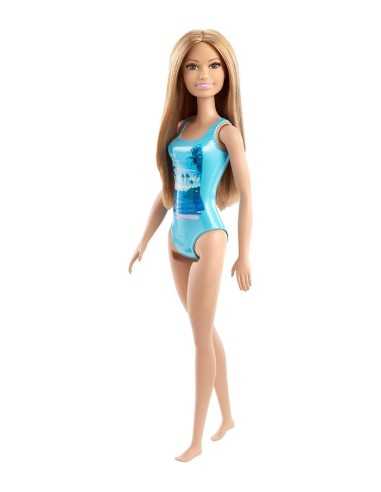 Barbie e friends beach summer con costume azzurro MATDWJ99/DGT81 Mattel | Futurartshop.com