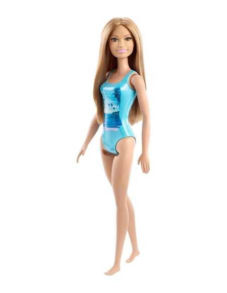 Barbie and friends beach summer with blue costume MATDWJ99/DGT81 Mattel | Futurartshop.com