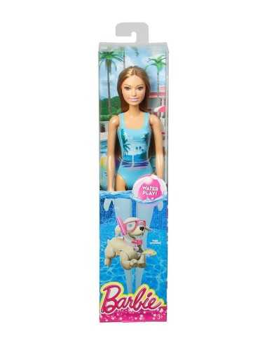 Barbie e friends beach summer con costume azzurro MATDWJ99/DGT81 Mattel | Futurartshop.com