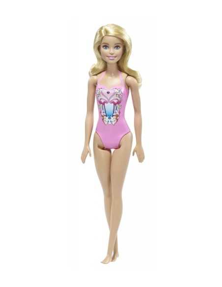 Barbie e friends beach summer con costume rosa MATDWJ99/DGT78 Mattel | Futurartshop.com