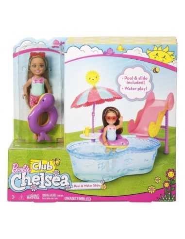 Chelsea mini playset doll and pool with slide MATDWJ45/DWJ47 Mattel | Futurartshop.com