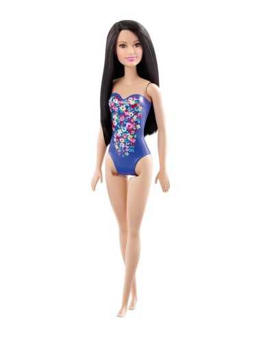 Barbie e friends beach summer raquelle con costume viola MATDWJ99/DGT80 Mattel | Futurartshop.com
