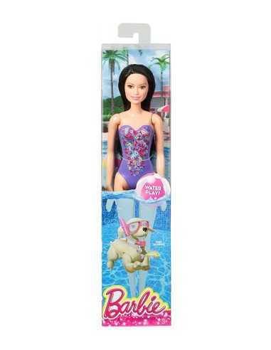 Barbie and friends beach summer raquelle with purple costume MATDWJ99/DGT80 Mattel | Futurartshop.com