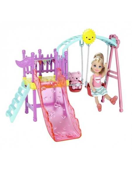 Chelsea playset with mini doll swing with slide MATDWJ45/DWJ46 Mattel | Futurartshop.com